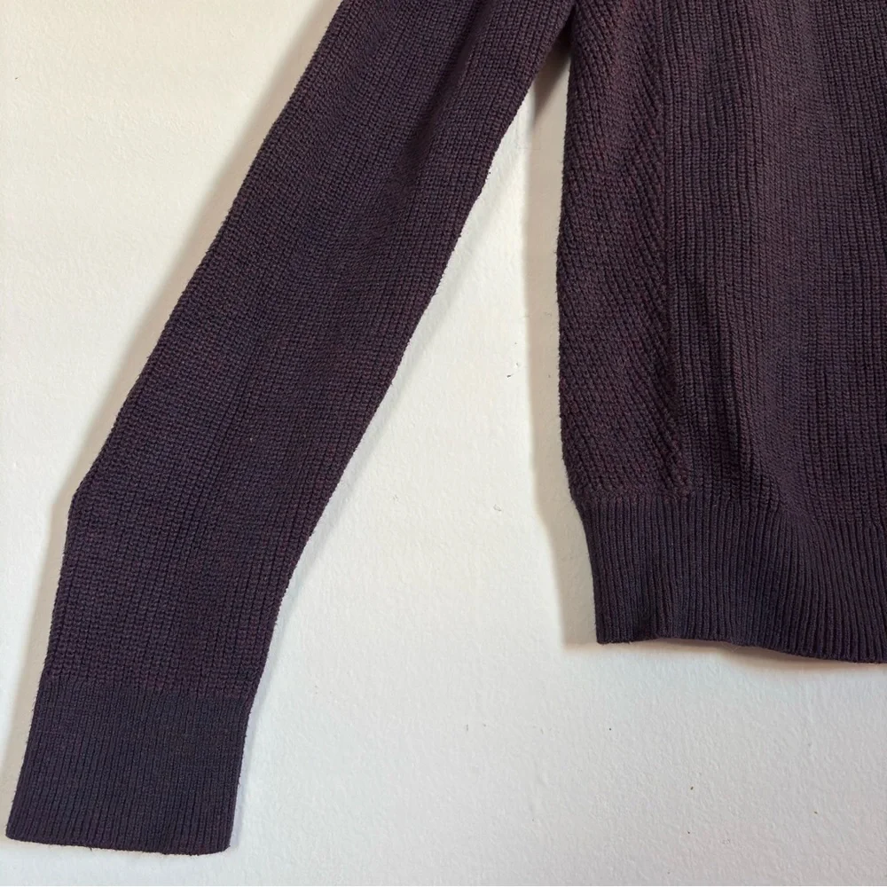 Banana Republic Men's Dark Gray Zip-Up Sweater